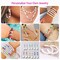 20,000 Pieces Clay Beads Bracelet Making Kit, 120 Colors 6 Boxes Polymer Beads Spacer Heishi Beads & Jewelry Kit with Pendant Charms Elastic Strings, Crafts Gift for Kids Adults